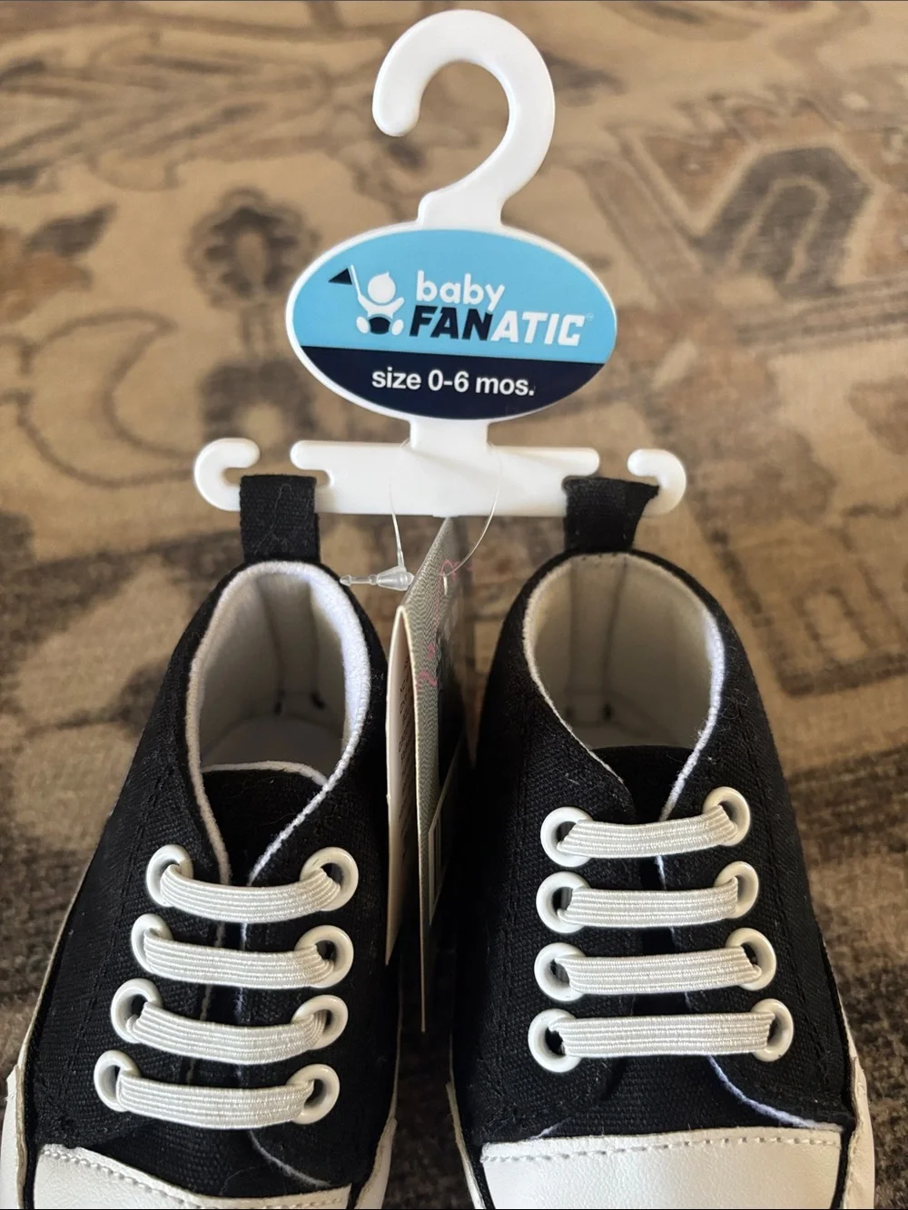 Baby Fanatic Black & White San Francisco 49ers Pre-Walker Shoes